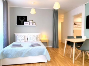 Moderne Ferienwohnung mit bodentiefer Dusche, Waschmaschine und Küche - 